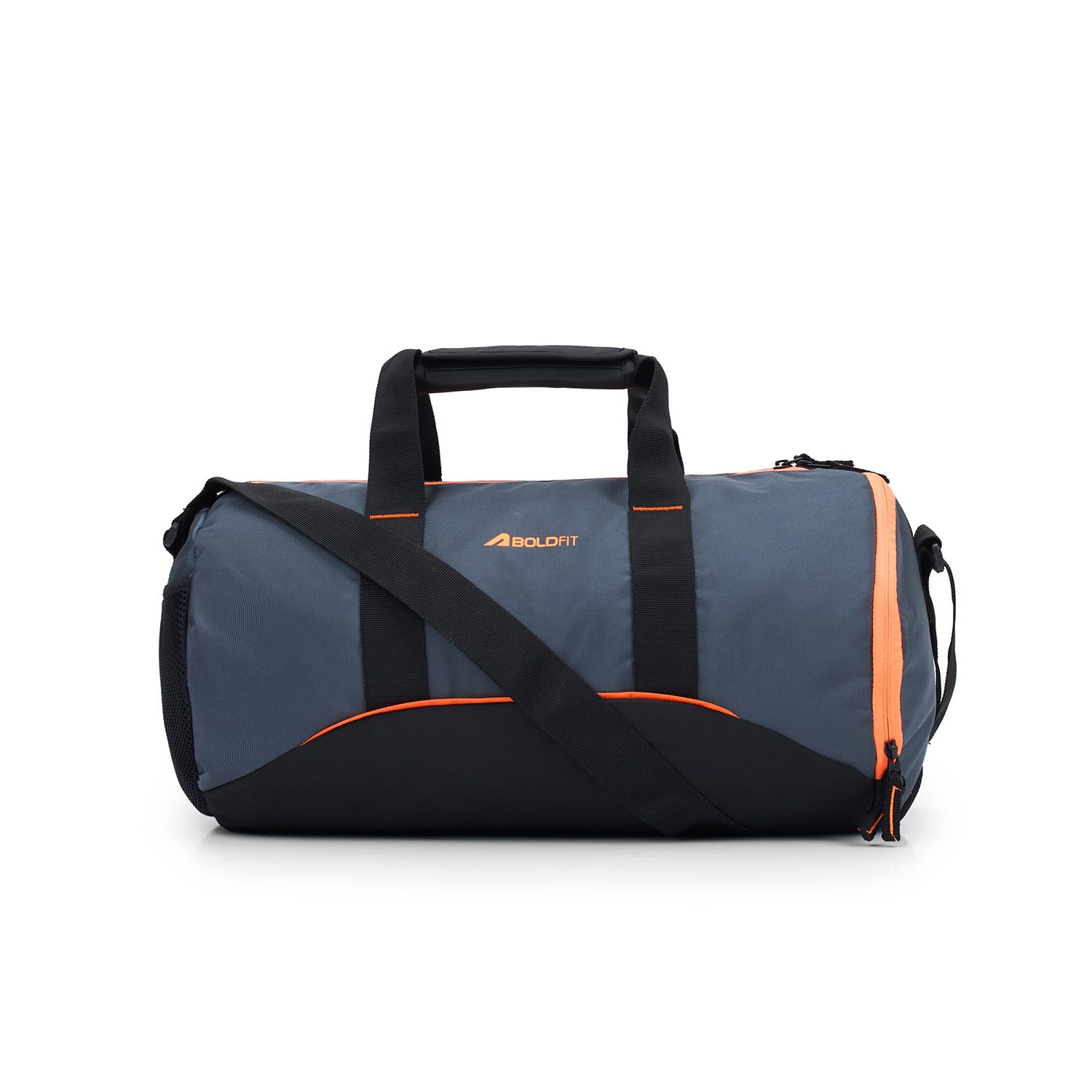 Boldfit TrainCore Gym Bag - 22 Ltrs Grey Black