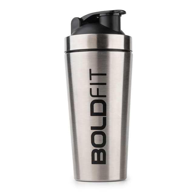 Boldfit Steel Shaker Steel Silver 700ml