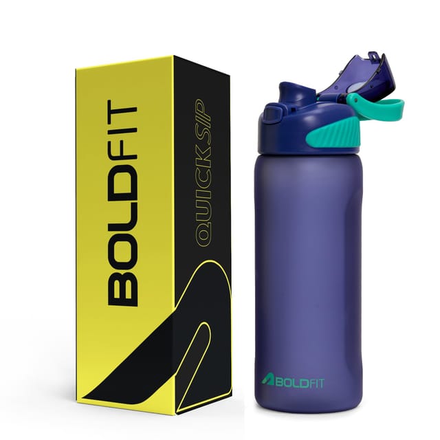 Boldfit QuickSip Bottle - Blue 1000ml