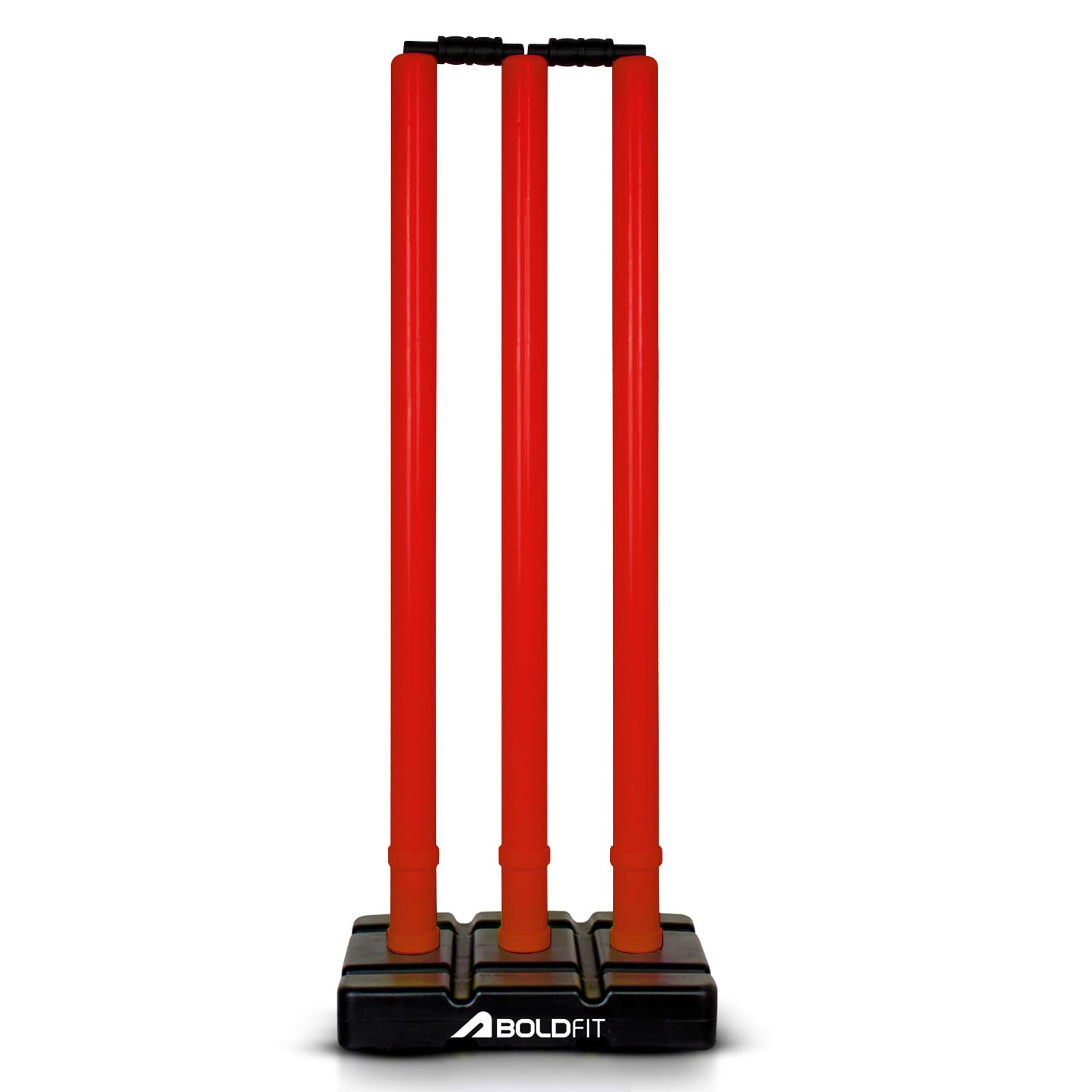Boldfit Cricket Stumps Plastic Red Unisex