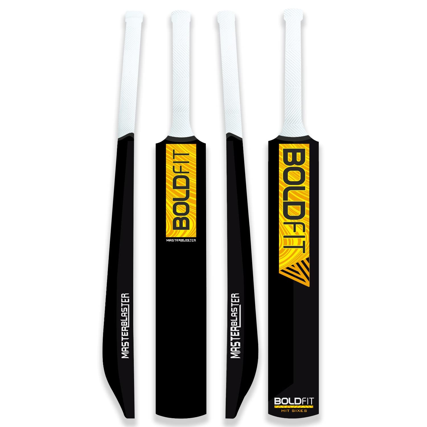Boldfit Cricket Bat Plastic Black Adult