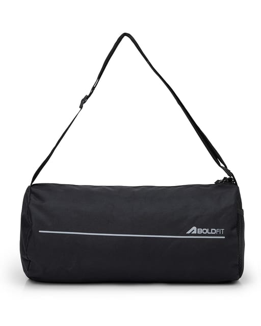 Boldfit TrainForce Gym Bag - 17 Ltr Black Grey