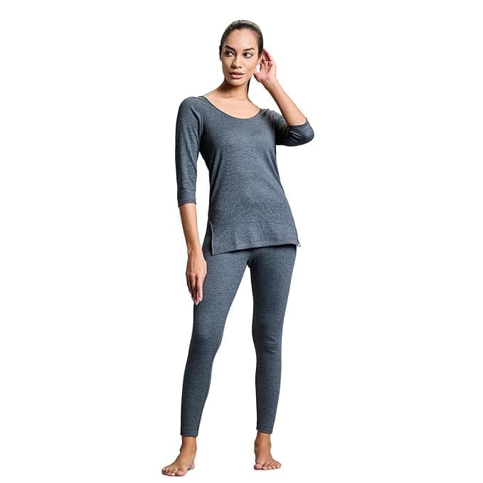Boldfit Thermals Set T002 Grey