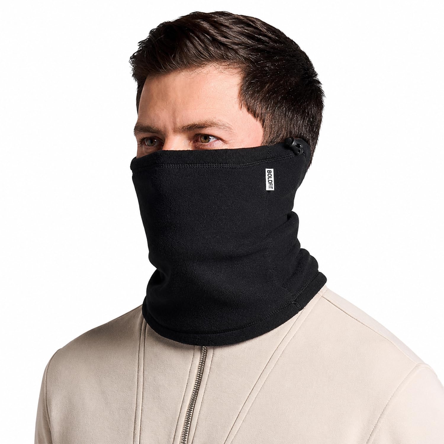 Boldfit Neck warmer Black Free size