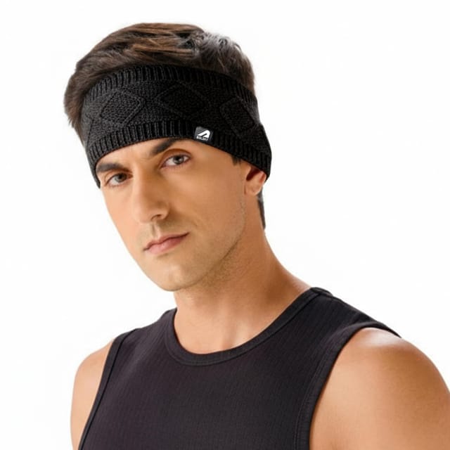 Boldfit Muffler Ear Muff Black Free size