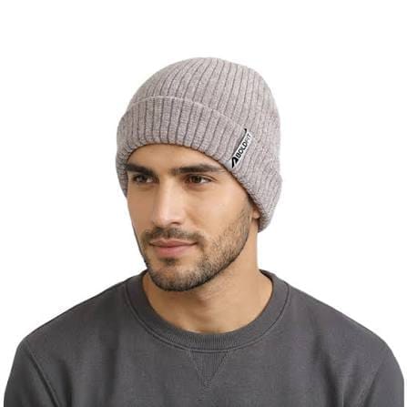 Boldfit Winter Cap Reguler 002 Grey Free size