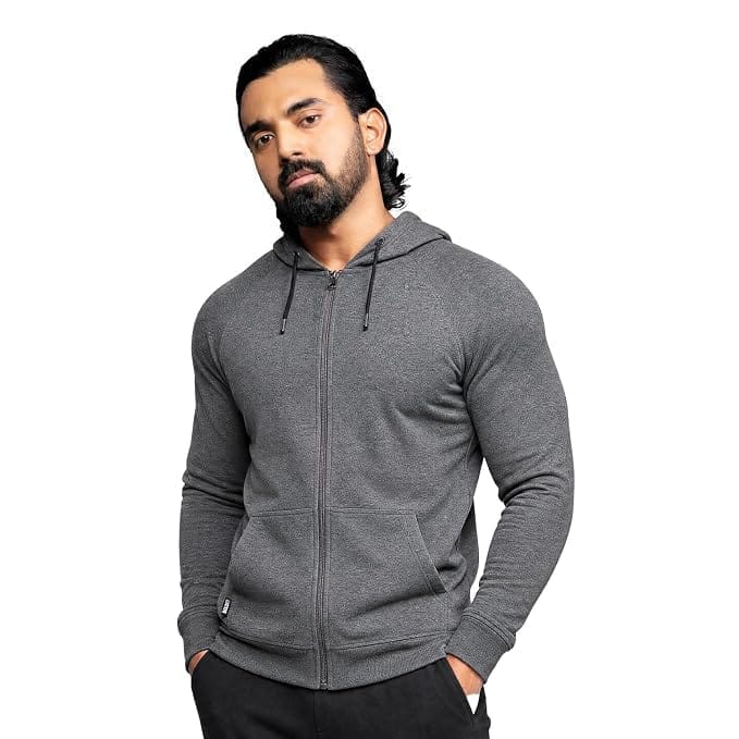 Boldfit Jacket Full Zipper Anthra