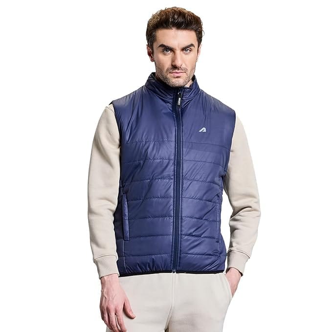 Boldfit Puffer Jacket Sleeveless Navy